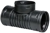 Advanced Drainage Systems 6 in. Snap X 6 in. D Snap Polyethylene 12 in. Tee 1 pk