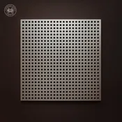 .045" Hole on .066" Straight – 24 Gauge – Stainless Steel Type 304 Perforated – #4 Finish – 36" x 120" Sheet