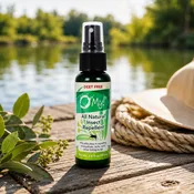 O My! All Natural Insect Repellent 2oz | Make the Bugs Flee, The Natural Deet-Free Way | Five 100% Pure Essential Oils | Made in USA