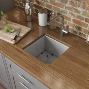 Ruvati 13 x 15 inch Undermount 16 Gauge Zero Radius Bar Prep Kitchen Sink Stainless Steel Single Bowl – RVH7113