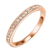 10Kt Rose Gold Diamond 1/8Ctw Ring