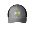 GREY &amp; BLUE BASEBALL CAP W/ “C” LOGO EMBROIDERED