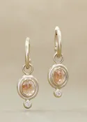 AEGEA™ Blush Pink RONDO™ Diamond Earring Charms