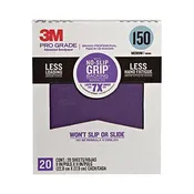 3M 20 pack Pro Grade Non Slip Grip Sandpaper