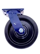 10 Inch Heavy Duty Kingpinless Swivel Caster With Phenolic Wheel And Large Top Plate