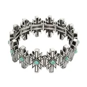 Aztec Stone Cross Elastic Bracelet — Forma Bella Boutique