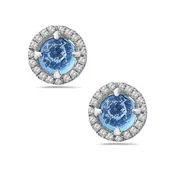 14K White Gold Earrings