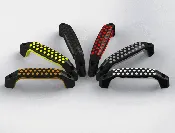 SOFT TOUCH PULL HANDLE, 5 3/4", VARIOUS COLORS, MODEL 4570