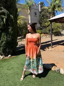 Monte Carlo Strapless Midi Dress