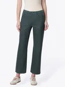 Dark Spruce Coated Jeans