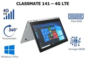 iView Classmate 141E3950 4G LTE - 14.1” 360° Touch Screen, 8GB/128GB Windows 10 Pro, 1920 x 1080 IPS High Resolution, Laptop