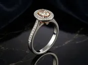 0.5ct Diamond Engagement Ring in 18K White Gold