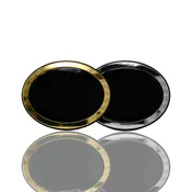 1X/5X Magnifying Double-Sided Oval Compact Mirror (CM405)
