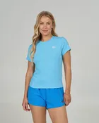 Alpha Tech Tee - Pool Blue