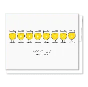 Beer Thank You Card — Quick Brown Fox Letterpress
