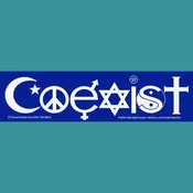Coexist Bumper Sticker