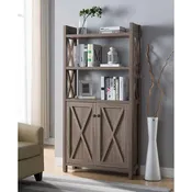 161889  |	BOOKCASE - DARK TAUPE
