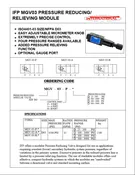 IFP MGV03 Pressure Reducing/Relieving Module