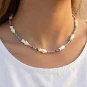 Fish Charms Beaded Necklace