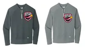 NEA123 New Era ® Sueded Cotton Blend 1/4-Zip Pullover