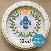 Ave! — Cross Stitch Pattern — Digital Download
