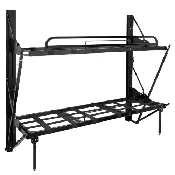 Adult Folding RV Bunk Bed with Safety Rail (250 Lbs Weight Capacity)