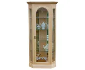 757 Edition - Amish Handcrafted Corner Curio Cabinet