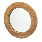 10-1/2" Premium Grade Teak Porthole Mirror