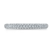 5 Row Pave Diamond Band