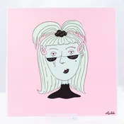 Beatrice Pink Art Print