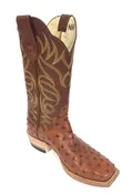 Full Quill Brandy CC Ostrich Boots