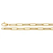 14k Hollow Flat Draw