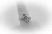 Fashion Diamond Cluster Ring