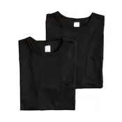 3sixteen - Pima Pocket Tee (2 Pack) - Black