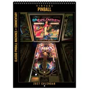 2027 Vintage Pinball Deluxe Calendar 11″x15″