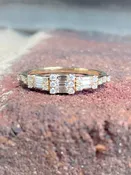Baguette and Round Diamond Ring — Capone's Jewelry