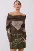 Argyle Knit Sweater