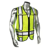 Adjustable Breakaway Safety Vest w/Black Trim - Made in USA