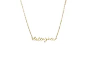 Shawn Paul Delta Zeta Sorority Script Necklace