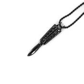 Butterfly Knife Necklace