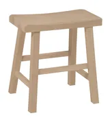 18″ Saddle Seat Stool