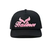 Black & Pink Trucker Hat