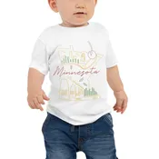 All of Minnesota Baby Jersey Short Sleeve Tee