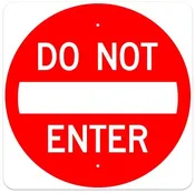 Do Not Enter