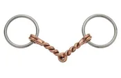 3.5" Copper Twist Mini Snaffle Bit