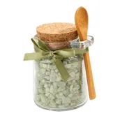 Eucalyptus Bath Salts in Honey Jar