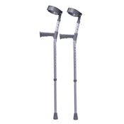Double Adjustable Crutches – Lightweight Forearm