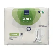 Abena San Special Bladder & Bowel Protection Pads - 30-Count Bag