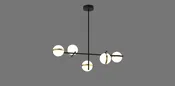 Acrylic 48W Glass Ball Pendant Dimmable Ceiling Light