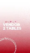 Vendor: 2 Tables & 4 Chairs — Erg Sprints